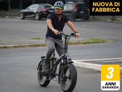 FAT ebike pieghevole 20x4" 48V 20Ah freni idraulici - autonomia 75-105 km - Pieghevole