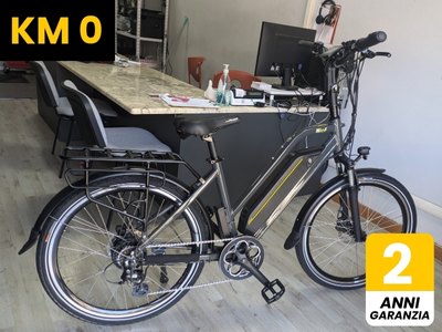 City E-bike 26x2" 36V 18.2Ah - freni idraulici - autonomia 50-90 km - usata km0 roma biciclette elettrica olandese