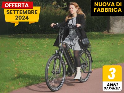 City E-bike 26x2" 36V 18.2Ah - freni idraulici - autonomia 50-90 km