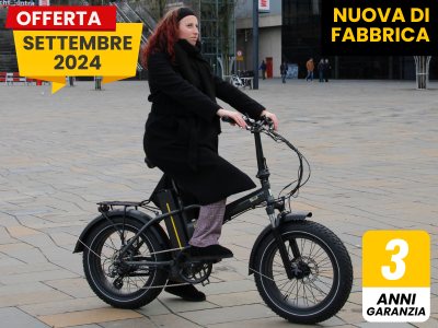 FAT ebike pieghevole 20x4" 48V 14Ah autonomia 45-75 km - Pieghevole